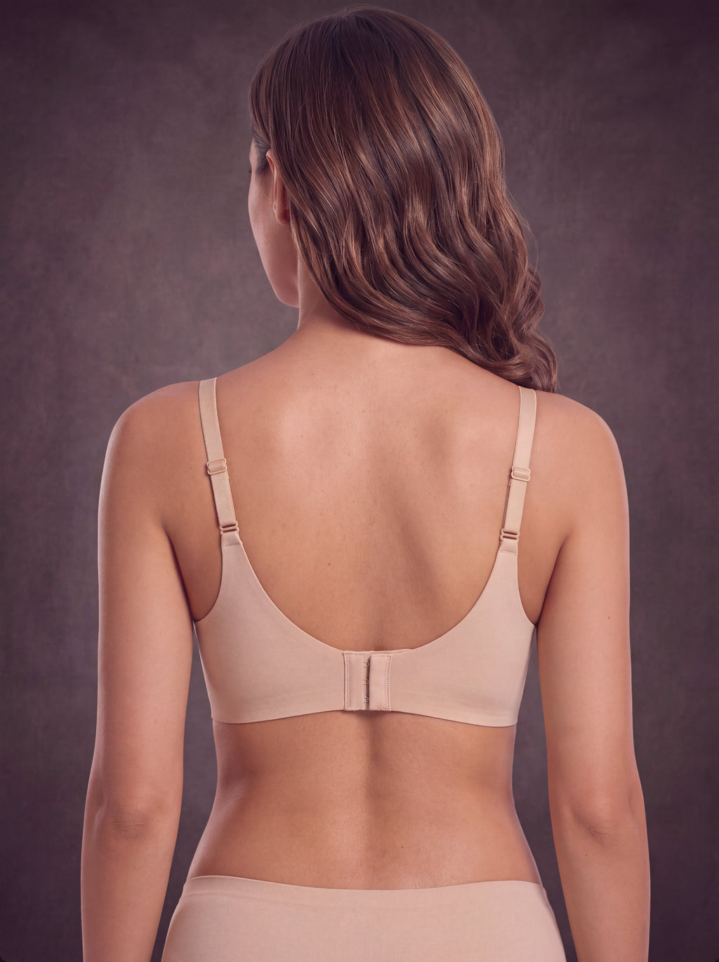 Waluoo Scalloped V-Neck Wireless Bra with Removable Pads