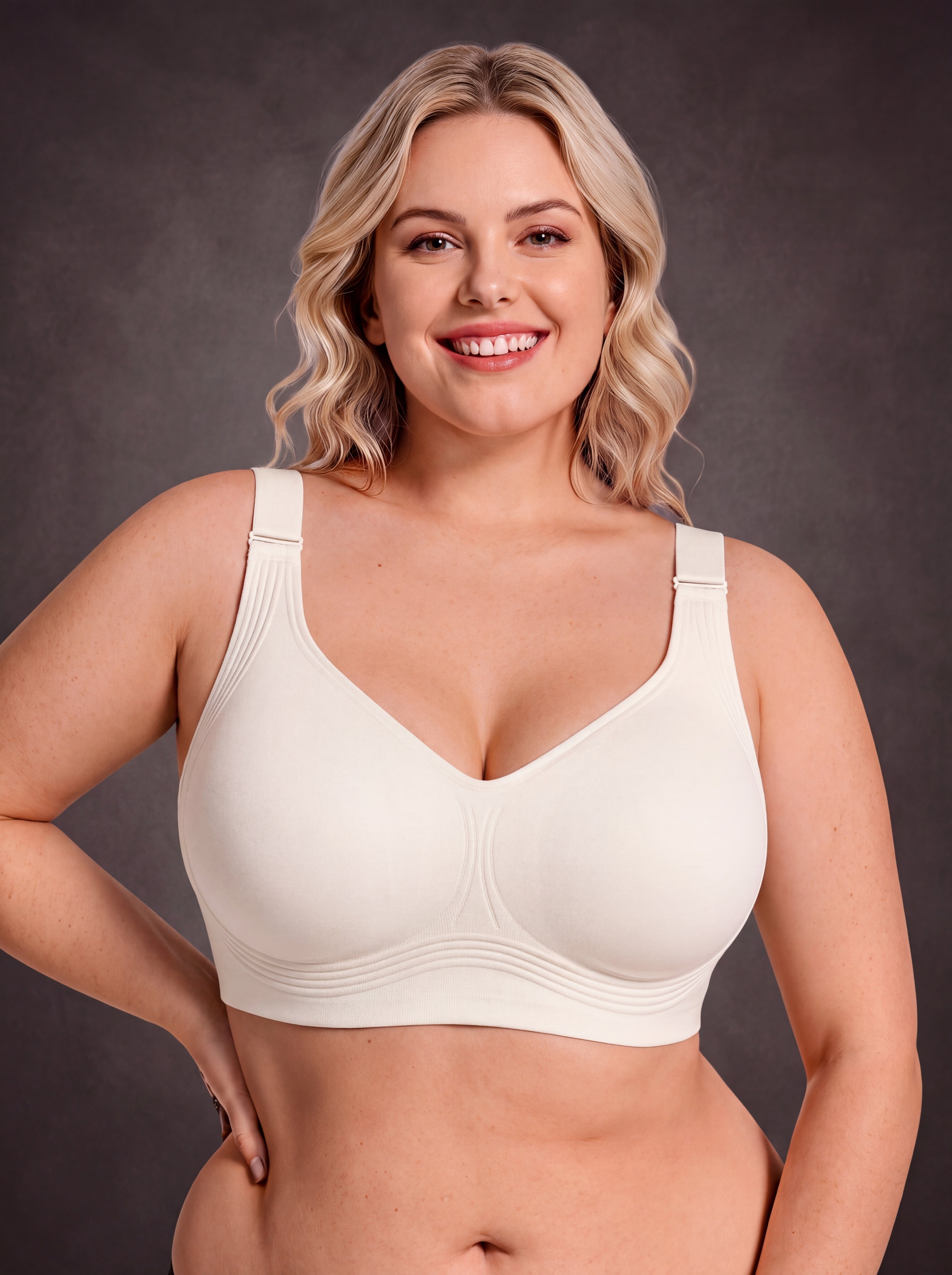 Waluoo Jelly Band Wireless Bra with Convertible Straps