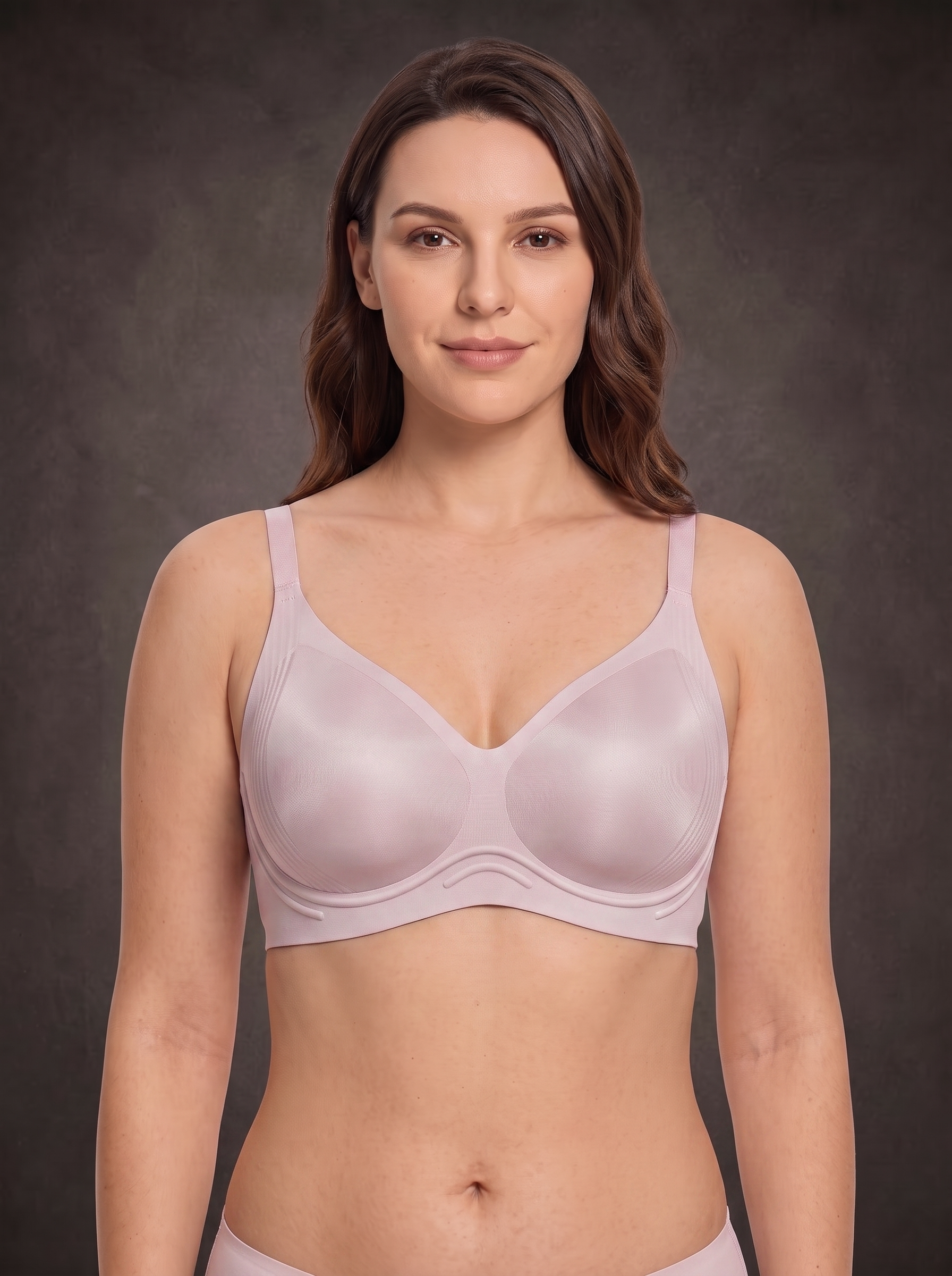 Waluoo Deep V Wireless Bra with Adjustable Back Closure
