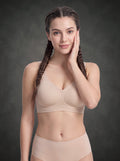 Waluoo Deep V Wireless Tank Bra with Wide Straps