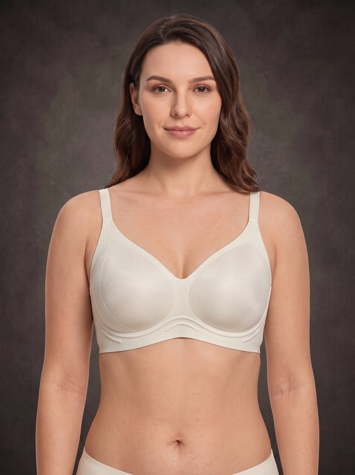 Waluoo Deep V Wireless Bra with Adjustable Back Closure