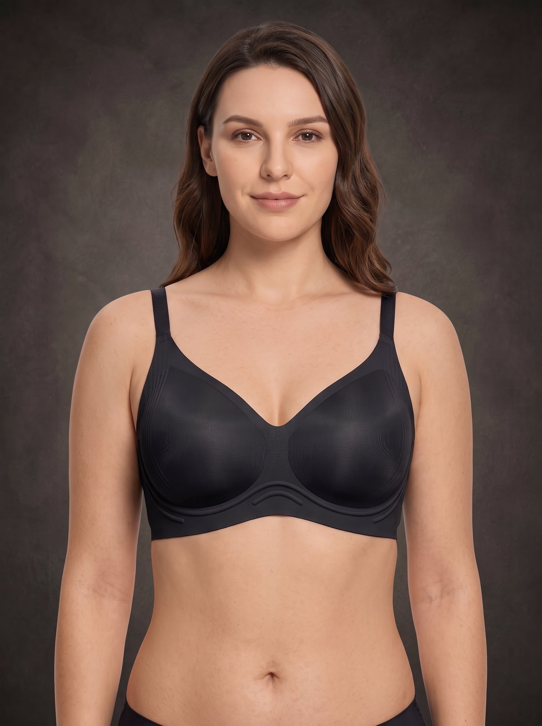 Waluoo Deep V Wireless Bra with Adjustable Back Closure