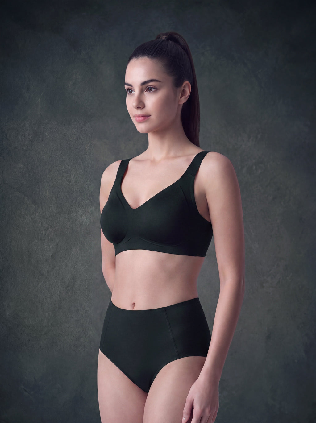 Waluoo Seamless Jelly-Support Wireless Bra with Wide Straps