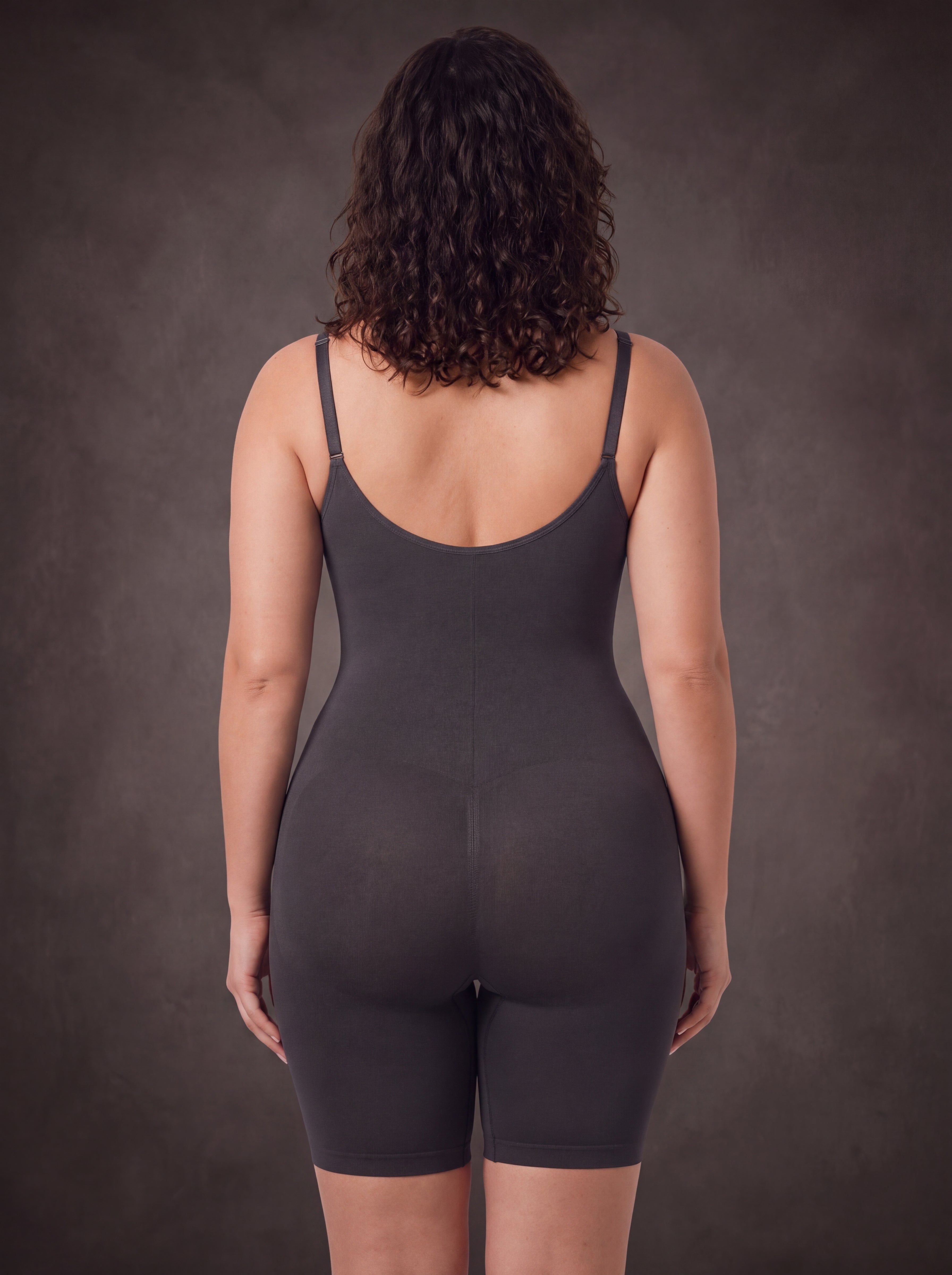 Waluoo Front-Zip Tummy Control Shapewear Bodysuit