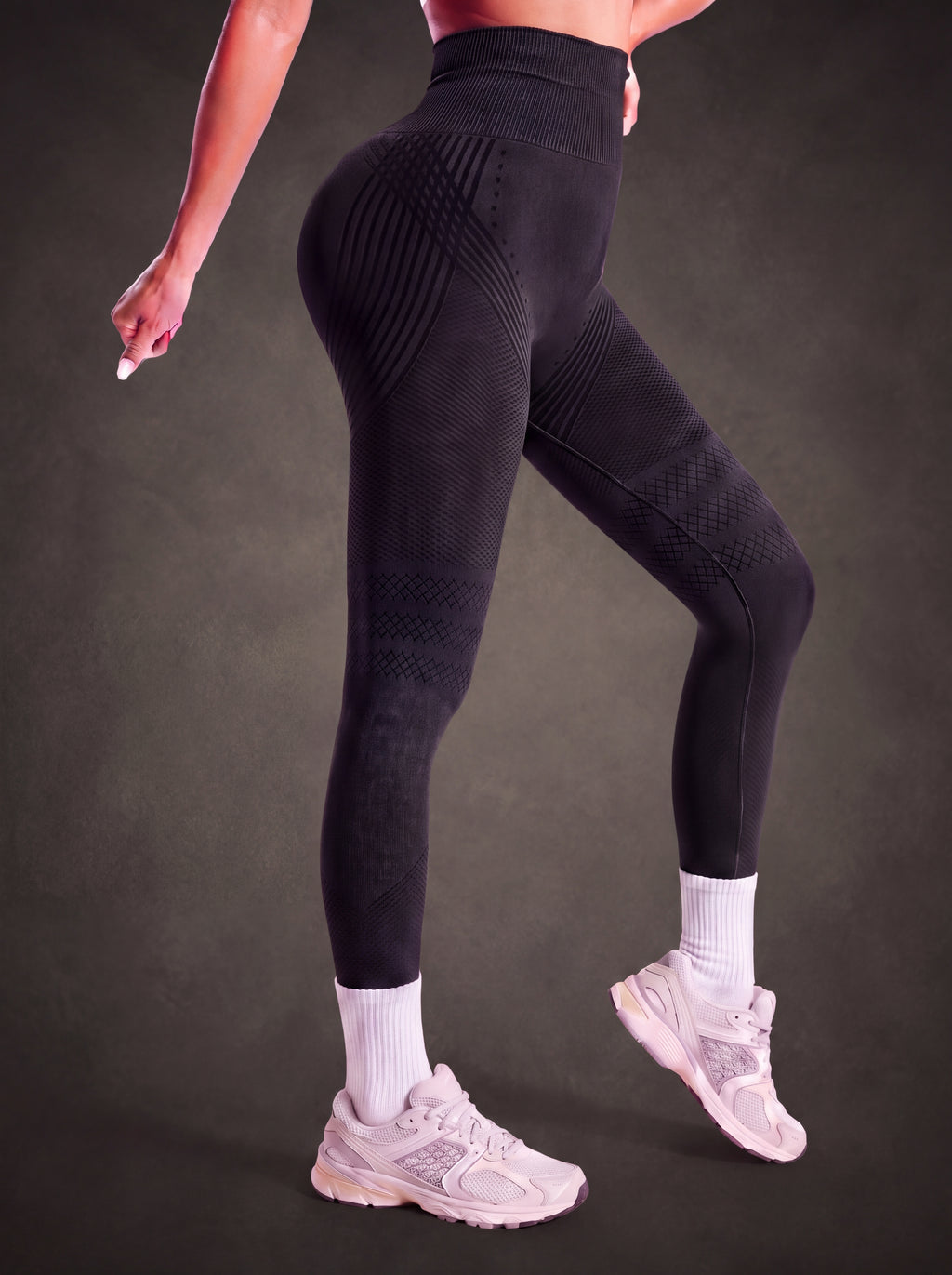 HIGH WAISTED 3D SCULPTING SEAMLESS LEGGINGS | Waluoo