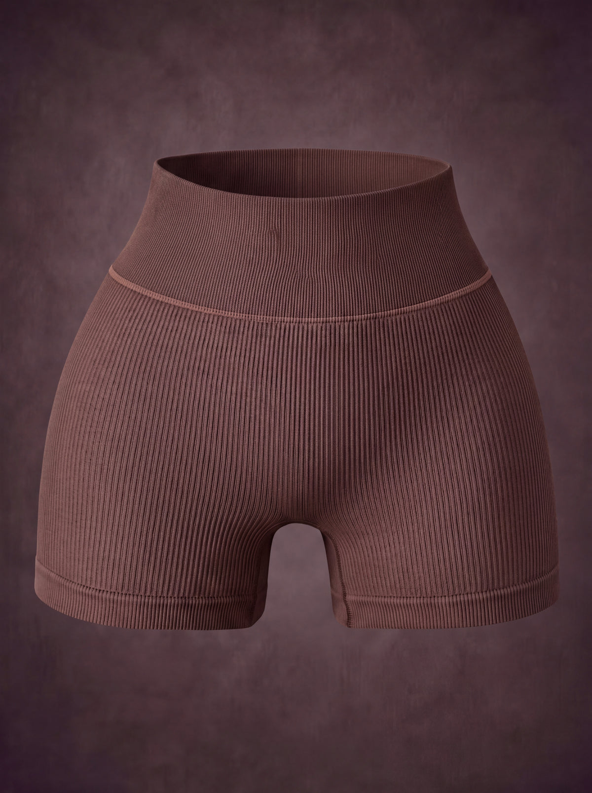 SEAMLESS RIBBED TUMMY CONTROL YOGA WORKOUT SHORTS | Waluoo