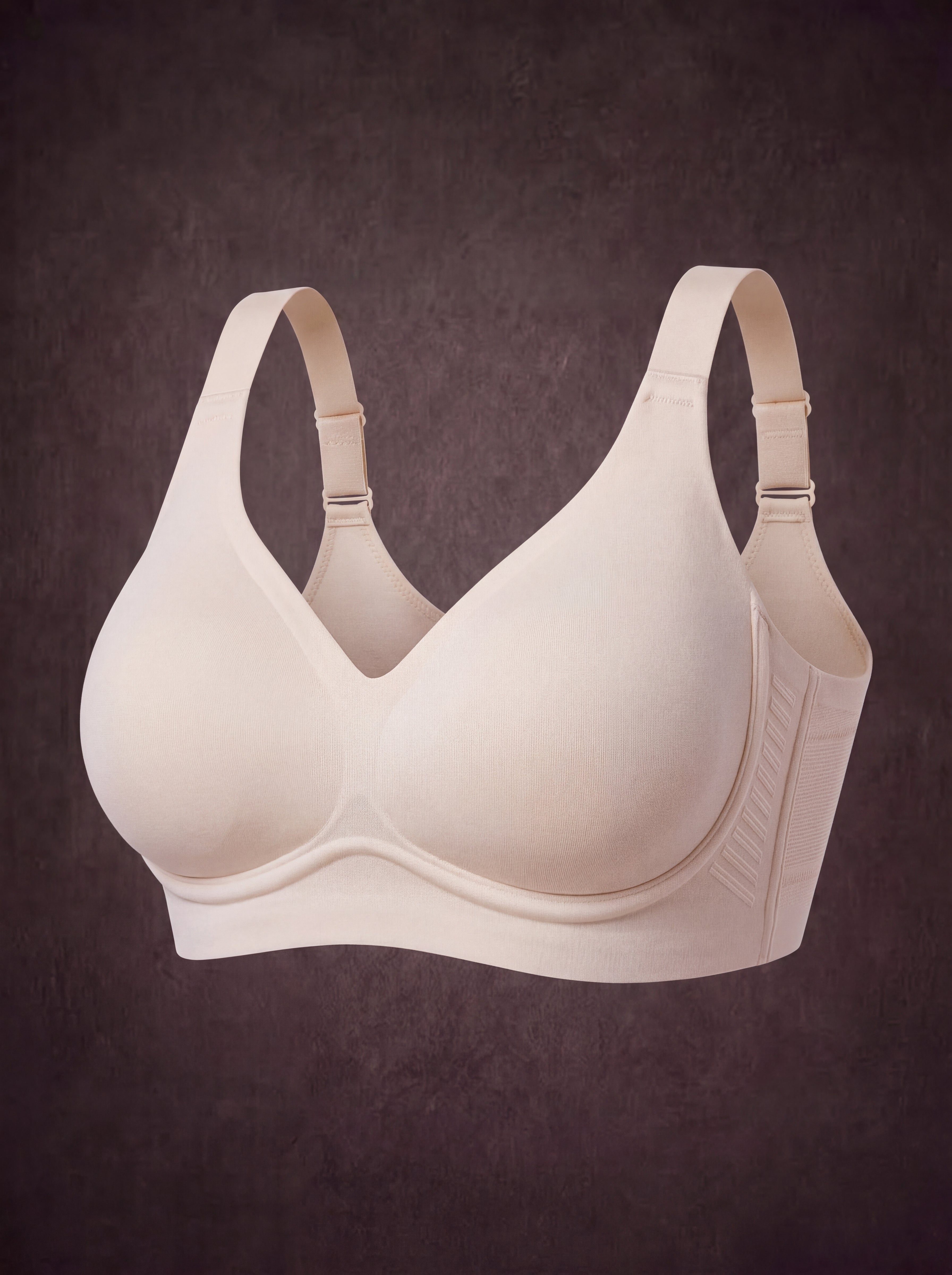 Waluoo Seamless Everyday Wireless T-Shirt Bra with Removable Pads