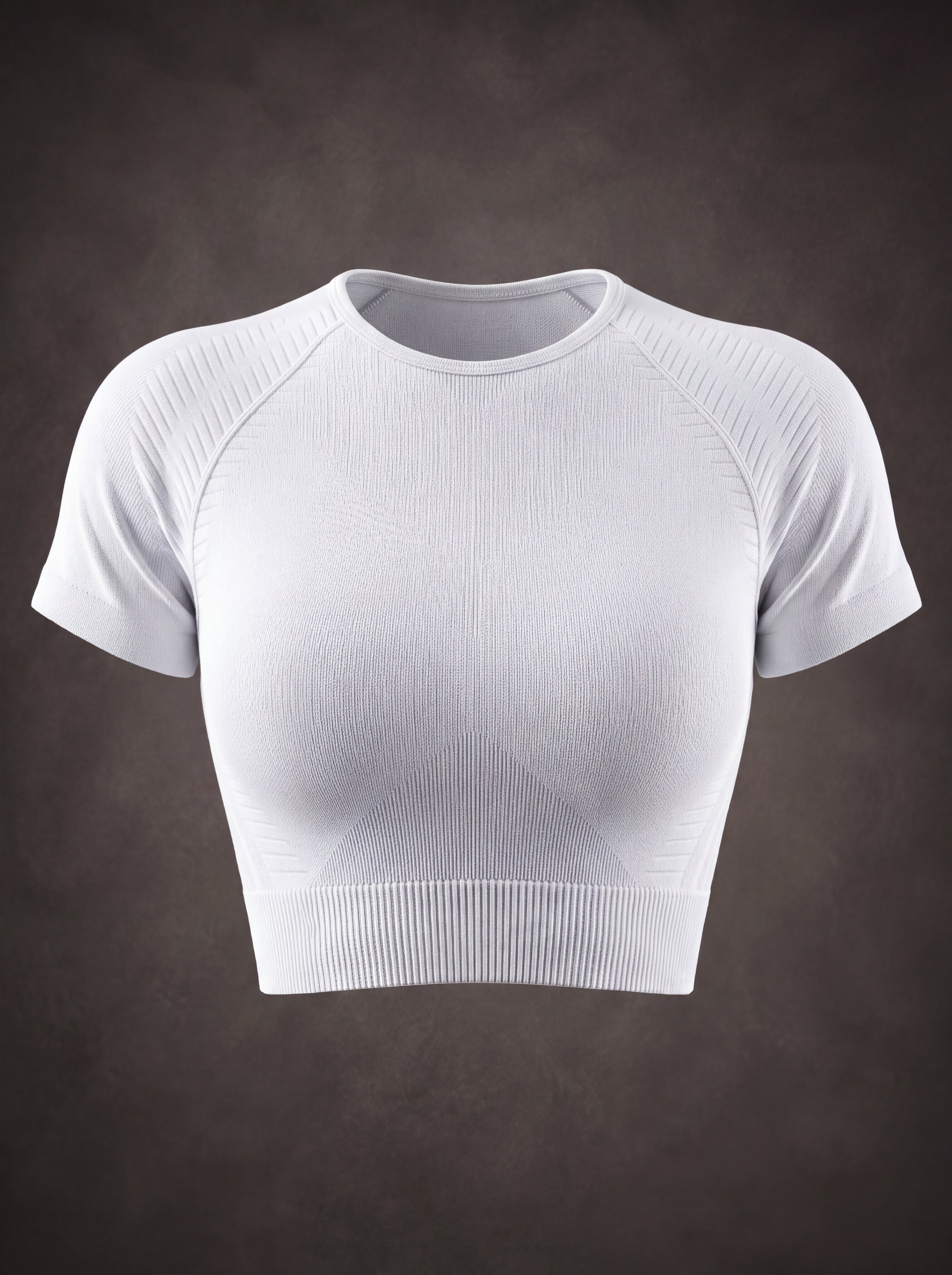 SEAMLESS SHORT SLEEVE CUTOUT CROP TOP | Waluoo