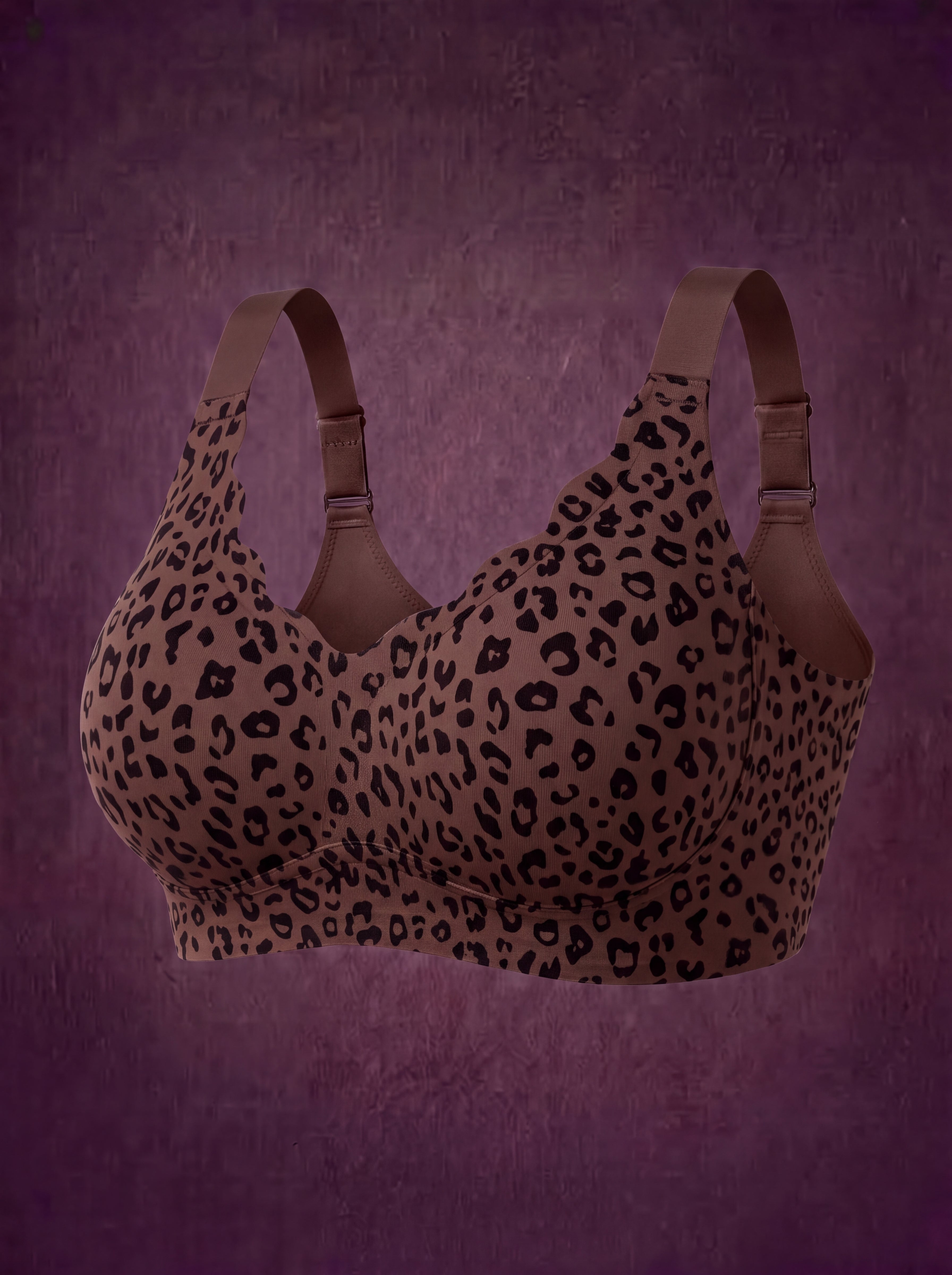 Waluoo Scalloped V-Neck Wireless Bra with Removable Pads