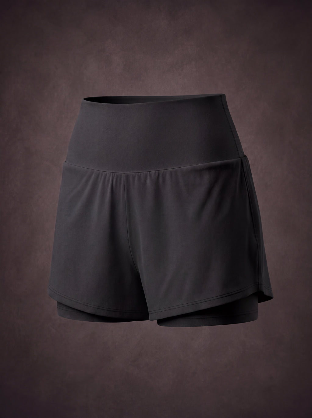 HIGH WAISTED COOLING RUNNING SHORTS WITH LINER | Waluoo