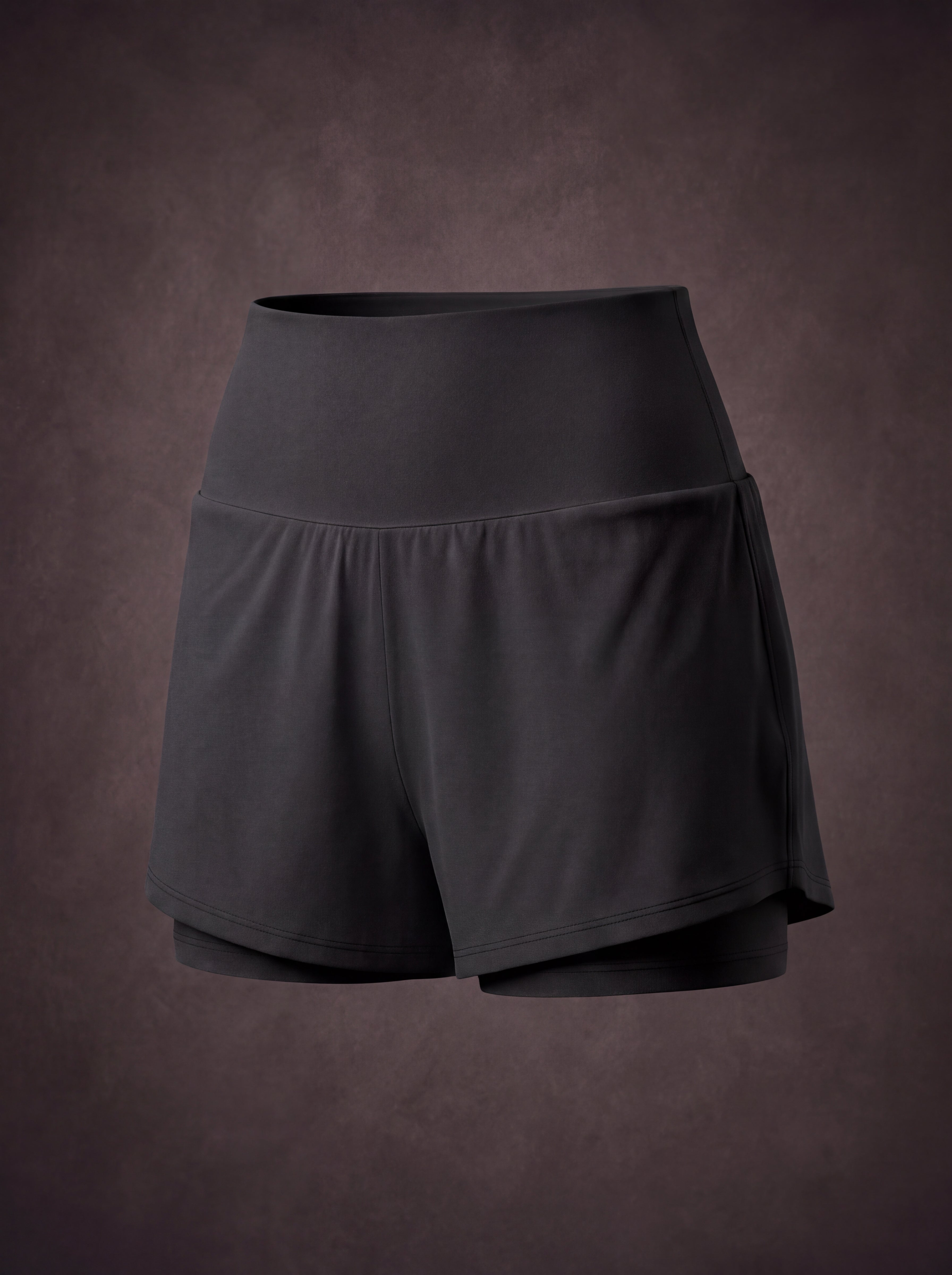 HIGH WAISTED COOLING RUNNING SHORTS WITH LINER | Waluoo