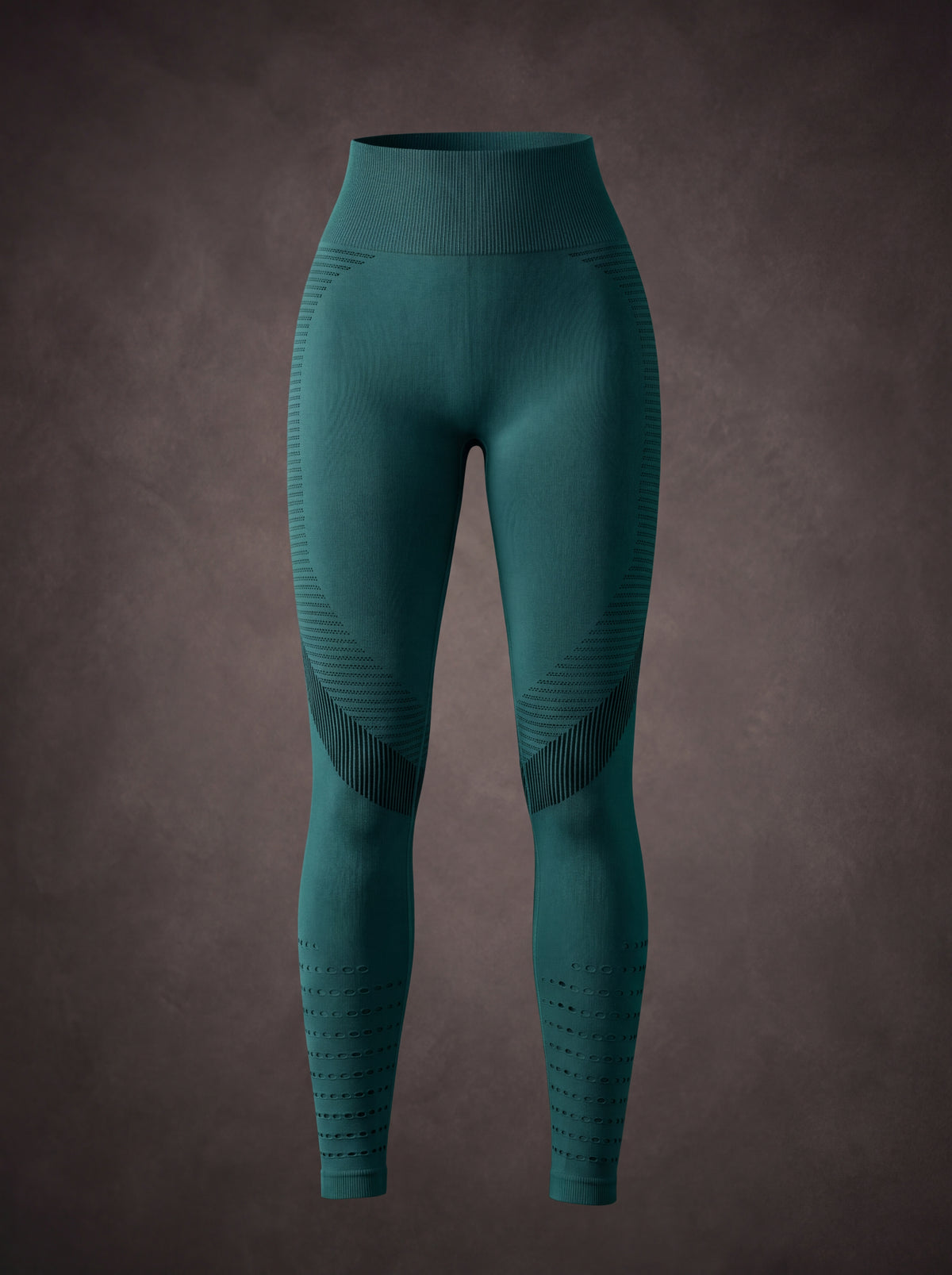 SEAMLESS MESH HOLE TUMMY CONTROL YOGA LEGGINGS | Waluoo