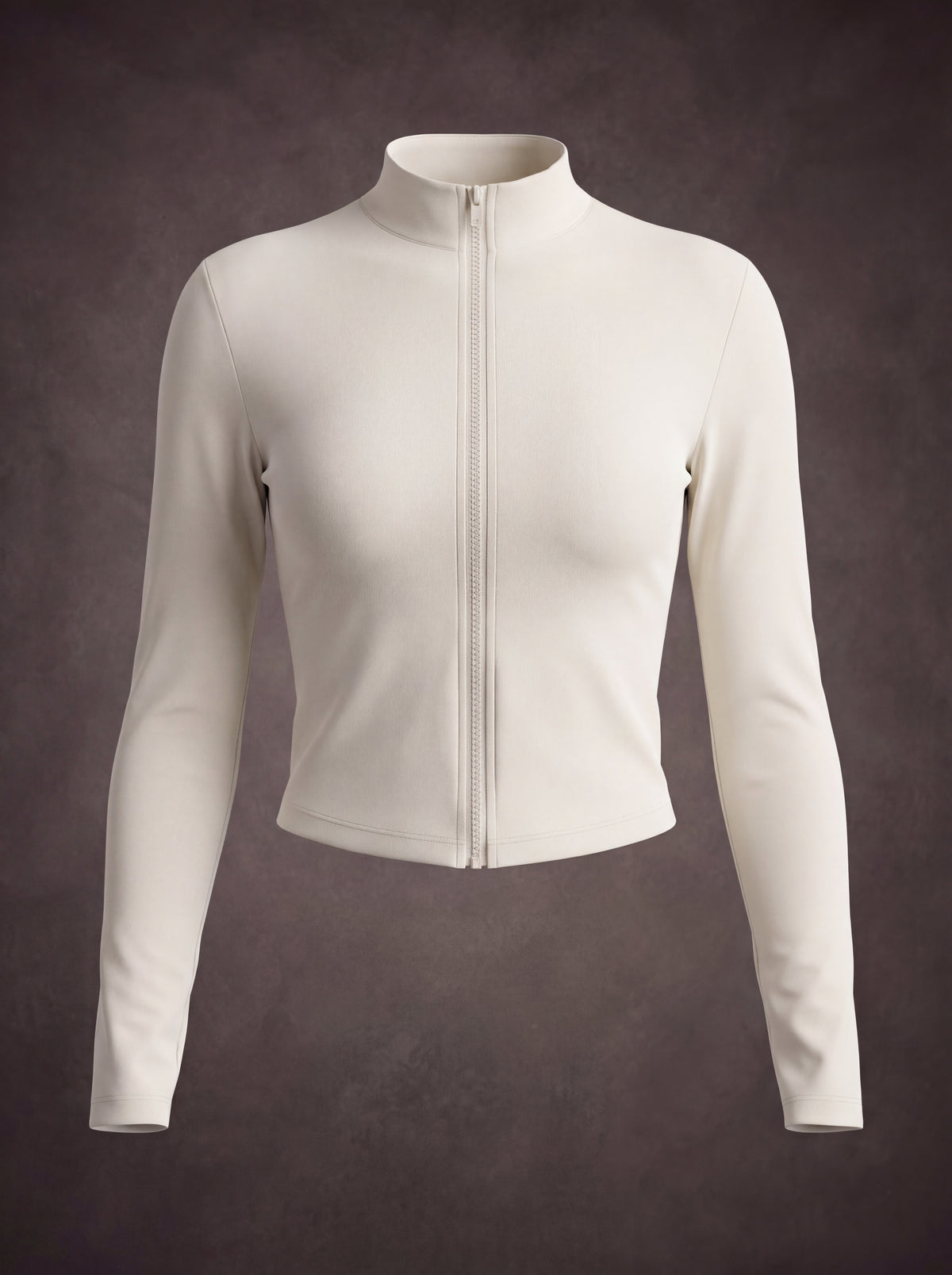 SEAMLESS LONG SLEEVE ZIP UP YOGA JACKET | Waluoo