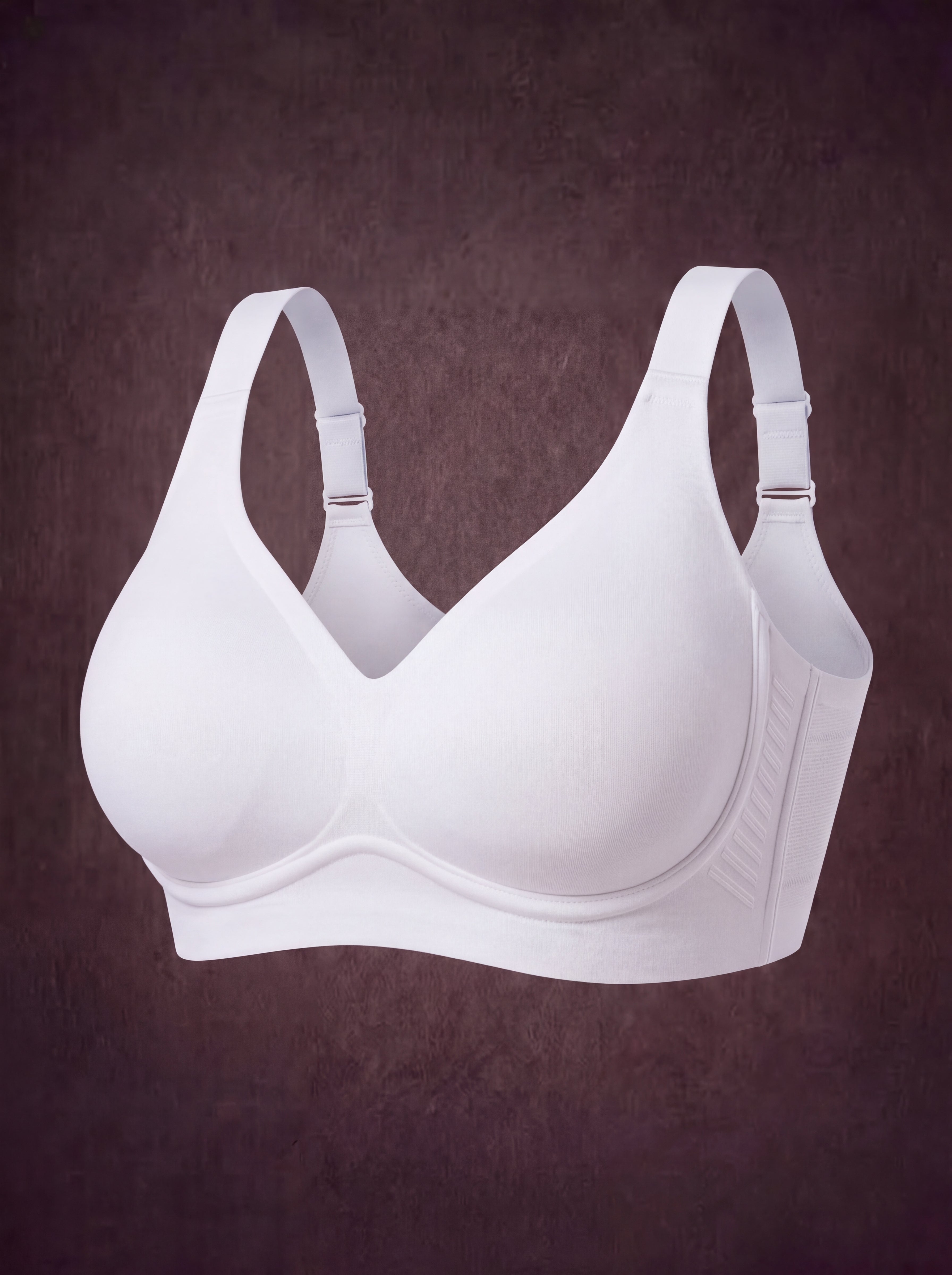 Waluoo Seamless Everyday Wireless T-Shirt Bra with Removable Pads