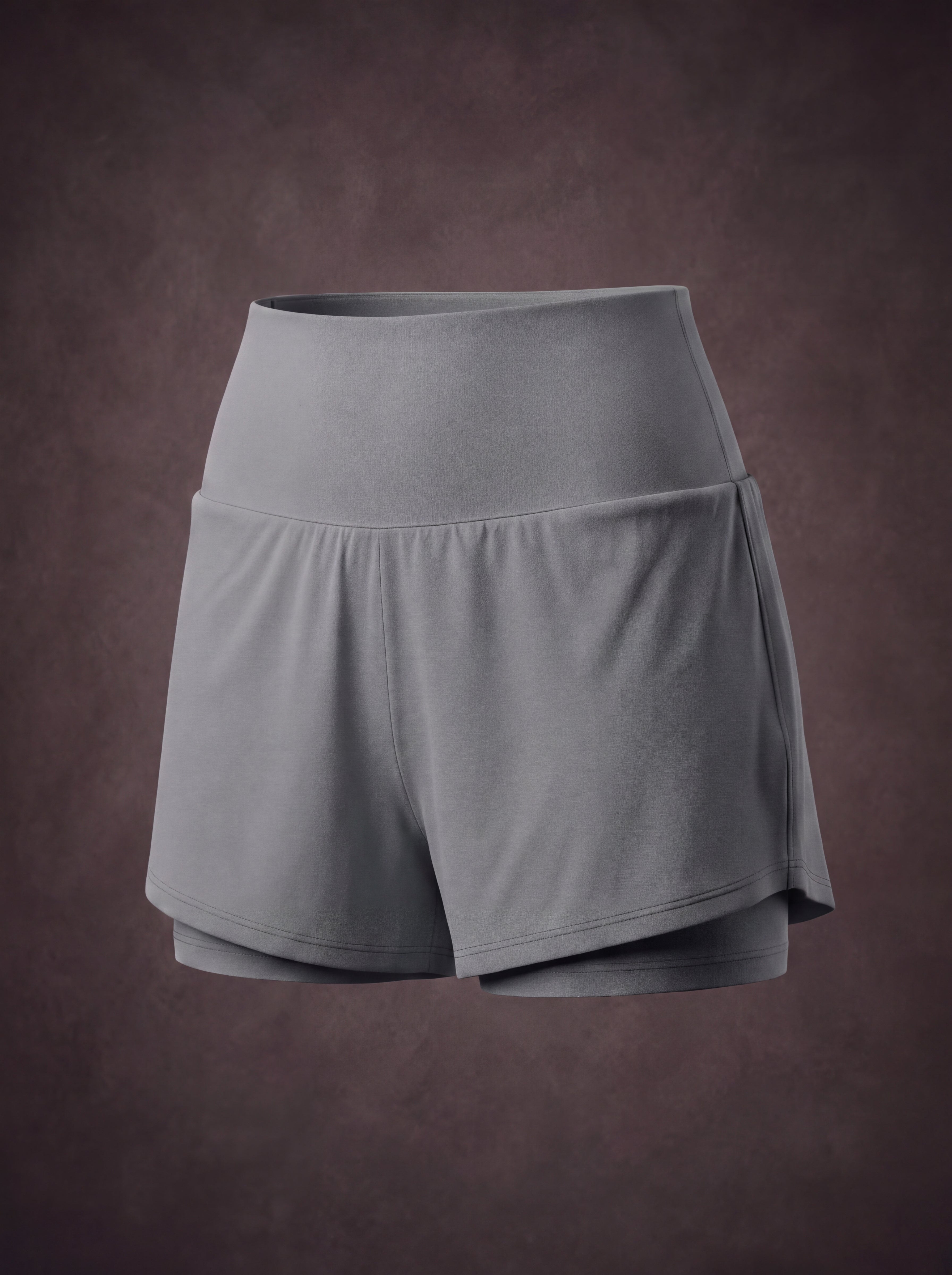 HIGH WAISTED COOLING RUNNING SHORTS WITH LINER | Waluoo