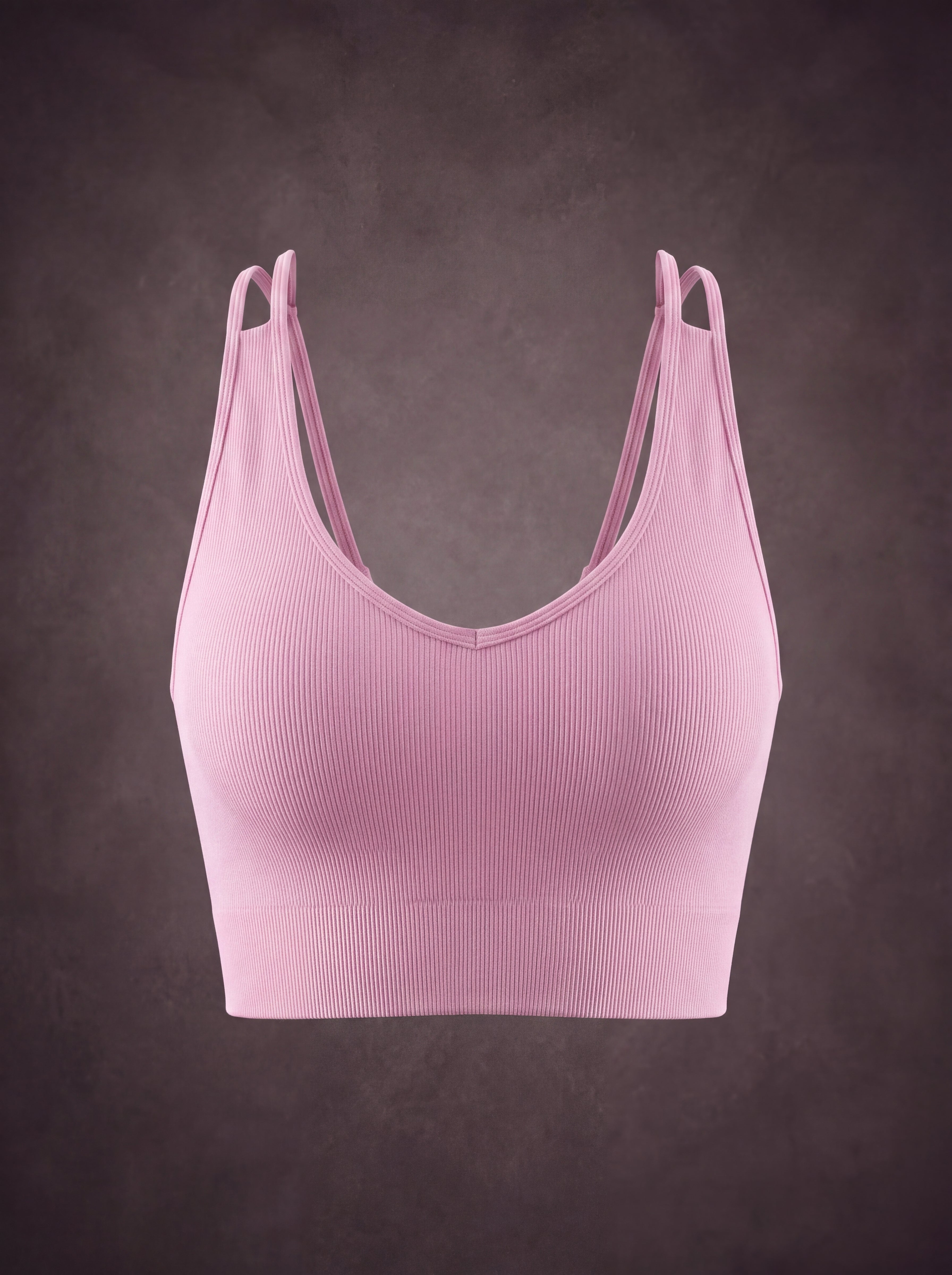 SEAMLESS HEART CUTOUT CROSS BACK SPORTS BRA | Waluoo