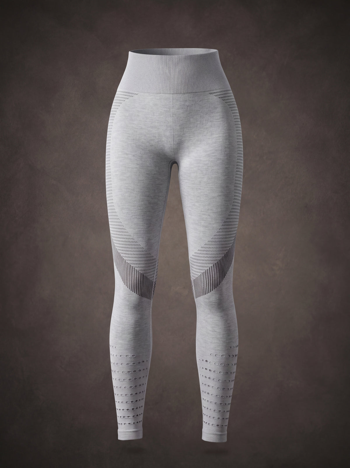 SEAMLESS MESH HOLE TUMMY CONTROL YOGA LEGGINGS | Waluoo