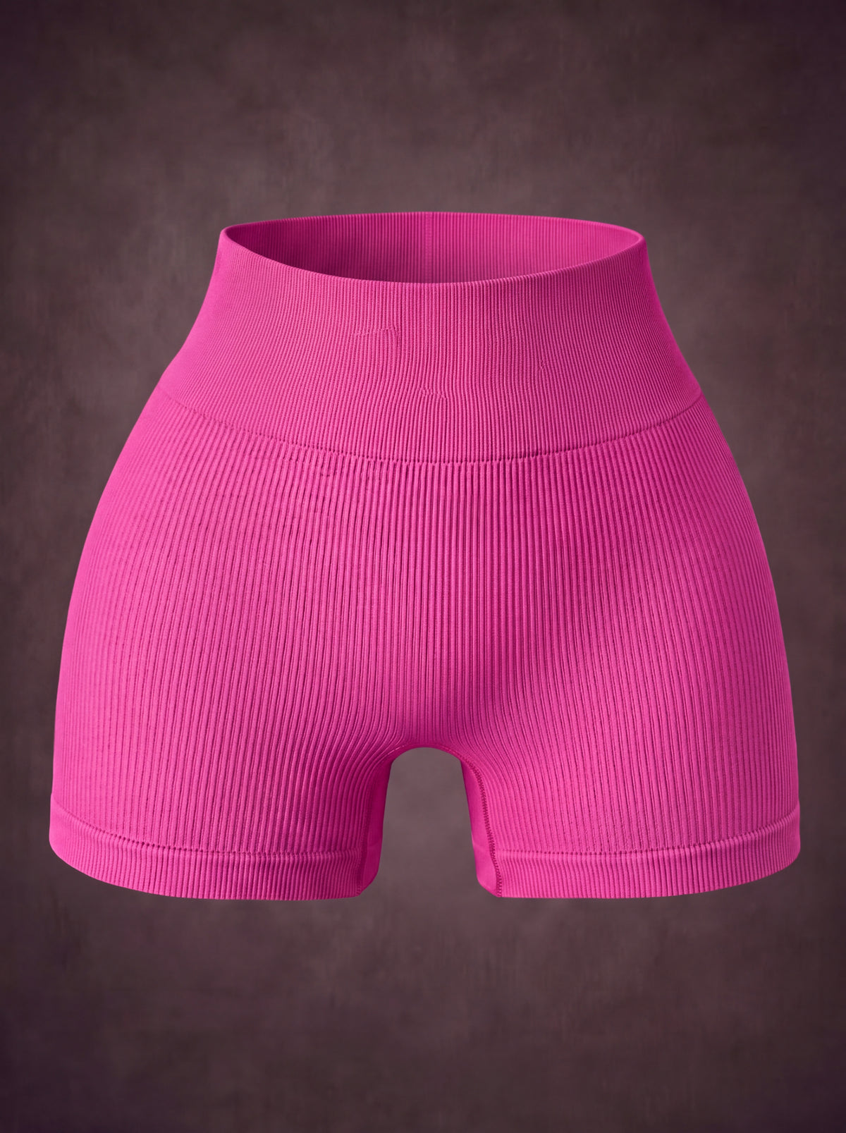 SEAMLESS RIBBED TUMMY CONTROL YOGA WORKOUT SHORTS | Waluoo