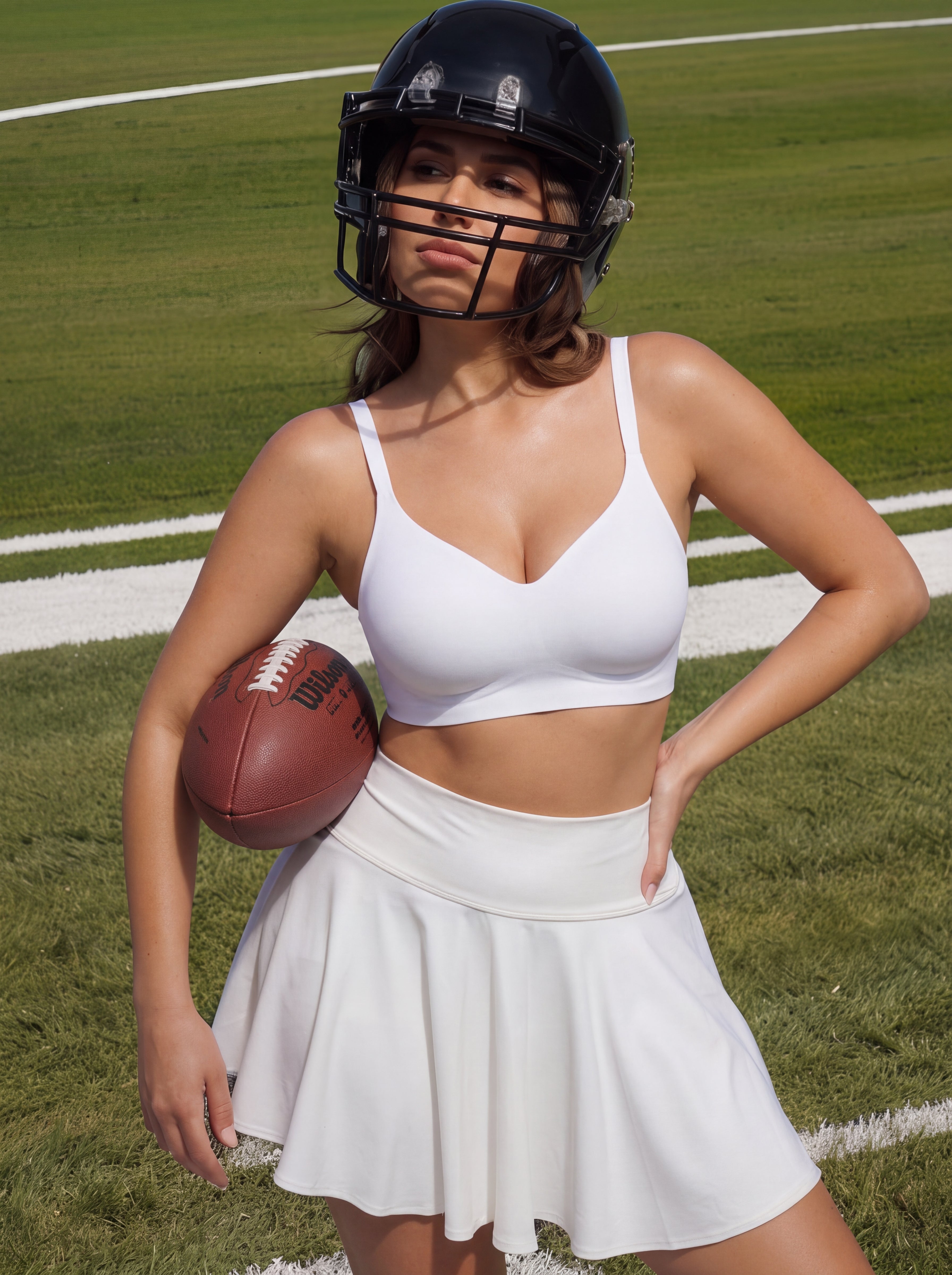 Waluoo Seamless Everyday Wireless T-Shirt Bra with Removable Pads