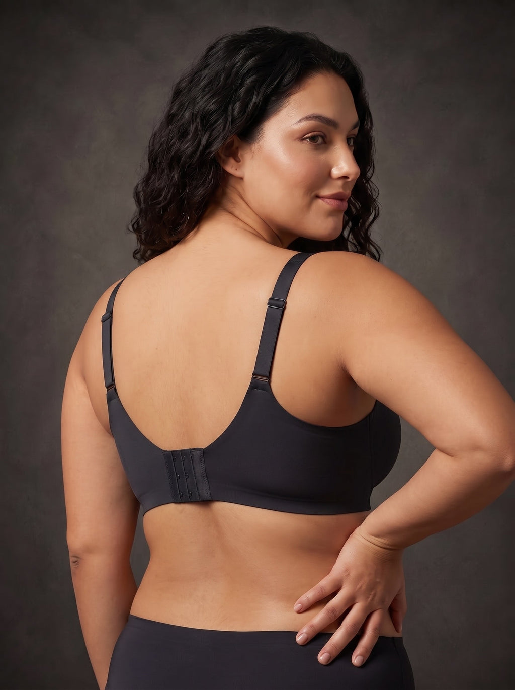 Waluoo Seamless V-Neck Wireless Bra with Molded Cups