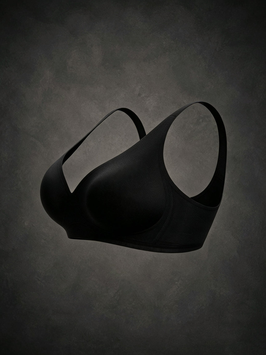Waluoo Seamless Deep V Wireless Bra with Adjustable Back Closure
