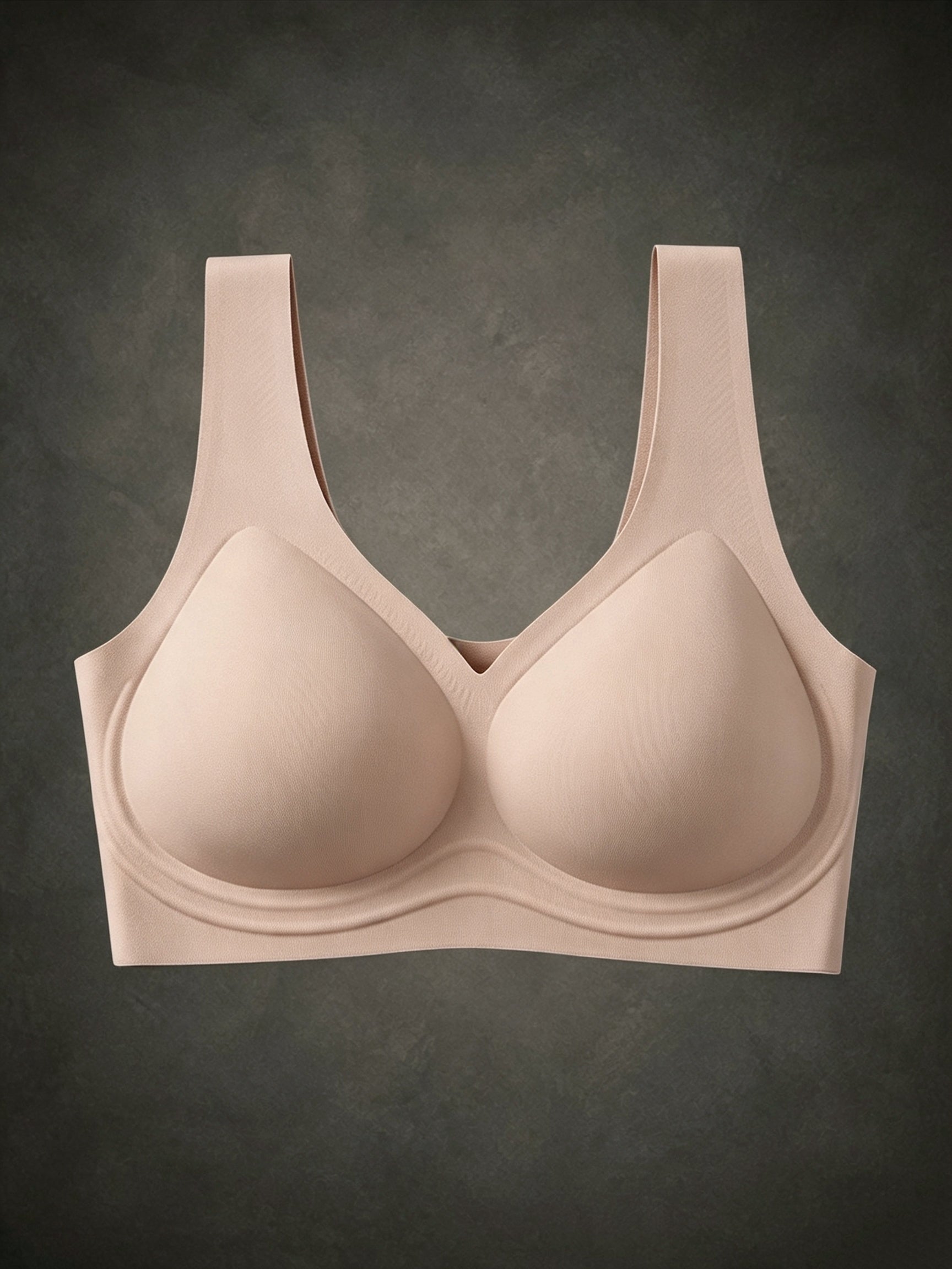 Waluoo Deep V Wireless Tank Bra with Wide Straps