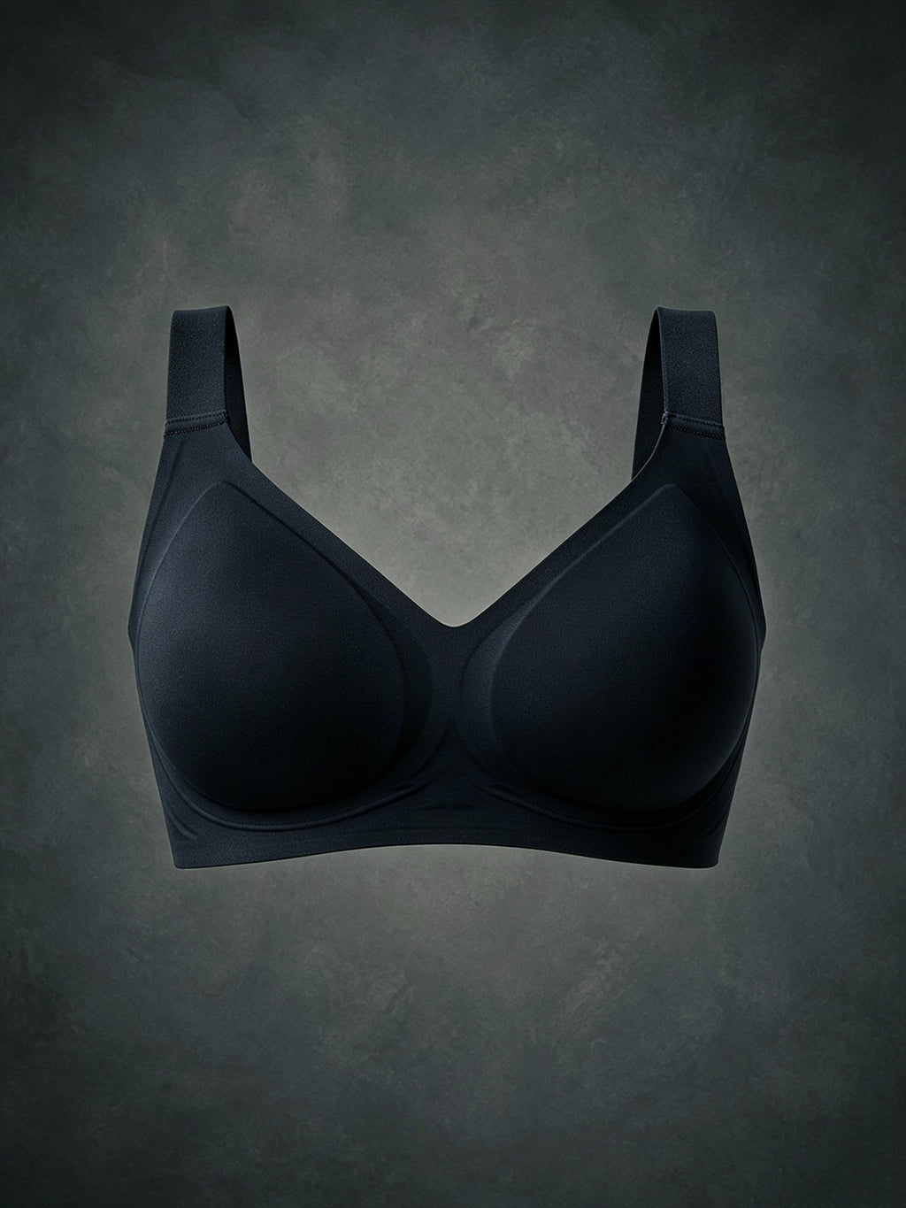 Waluoo Seamless Jelly-Support Wireless Bra with Wide Straps