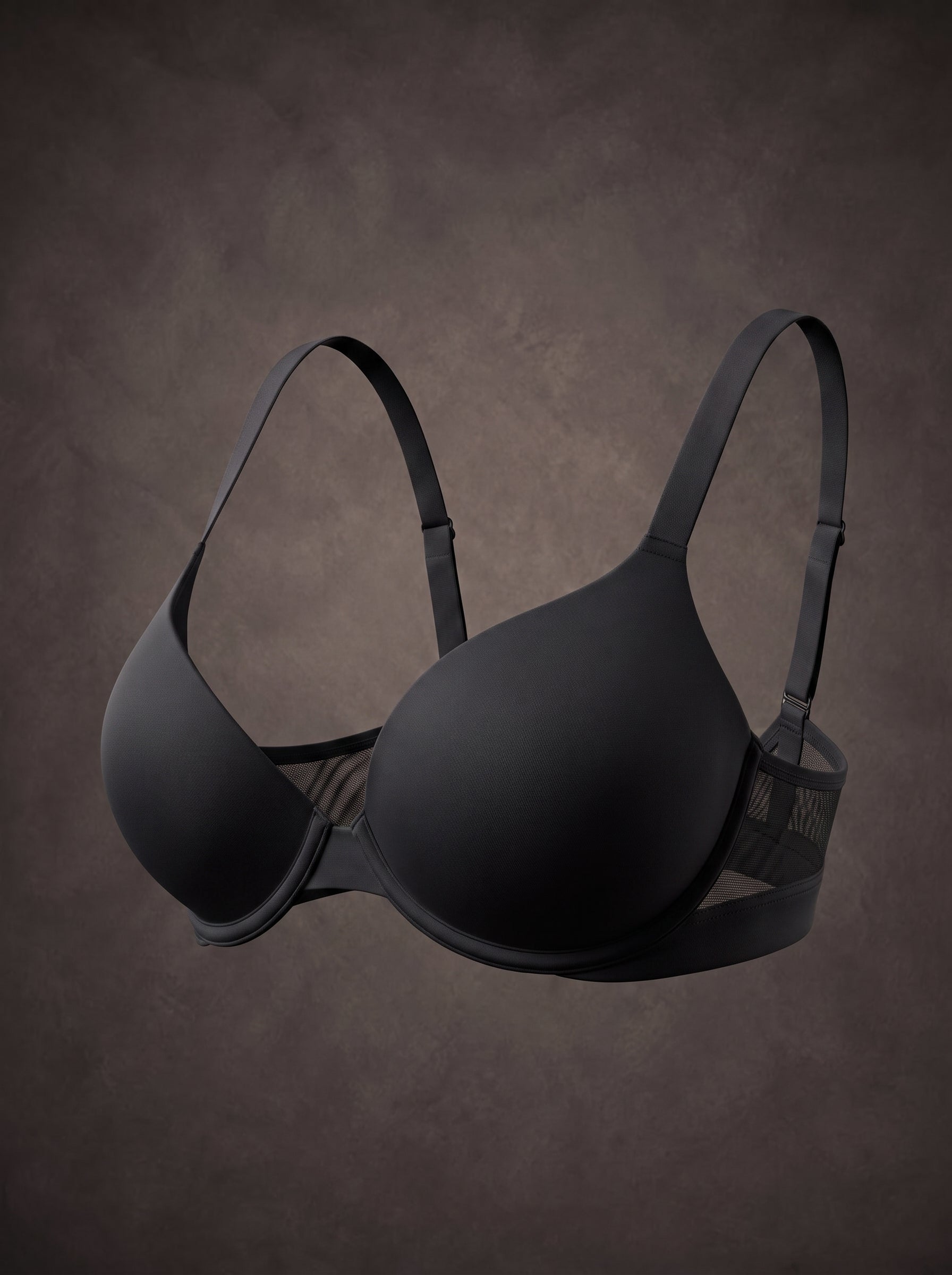 Waluoo Seamless Deep V Push-Up Bra with Graduated Padding