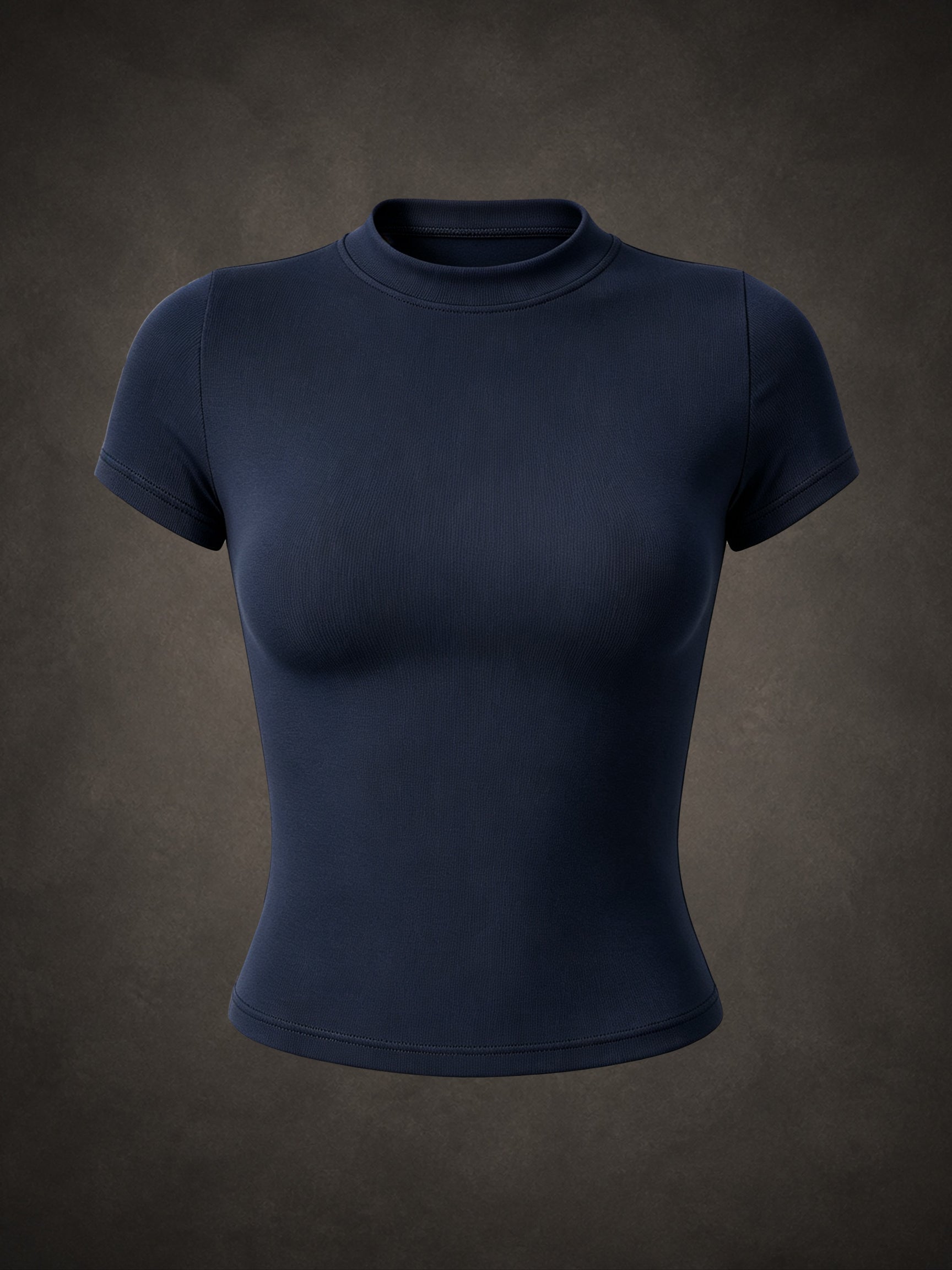 SEAMLESS COMPRESSION SHORT SLEEVE YOGA TOP | Waluoo