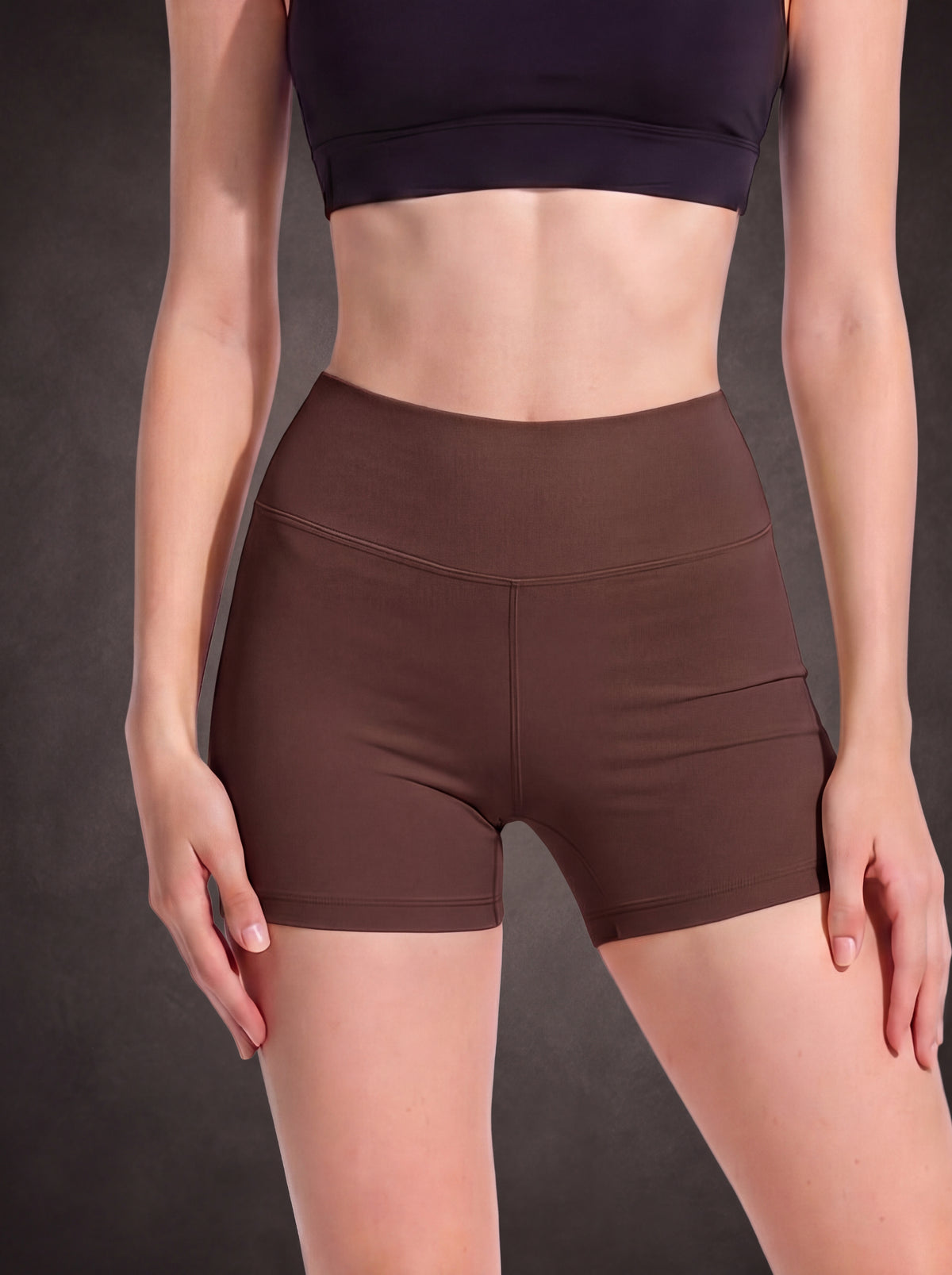 Waluoo High-Waist Seamless Workout Shorts product image