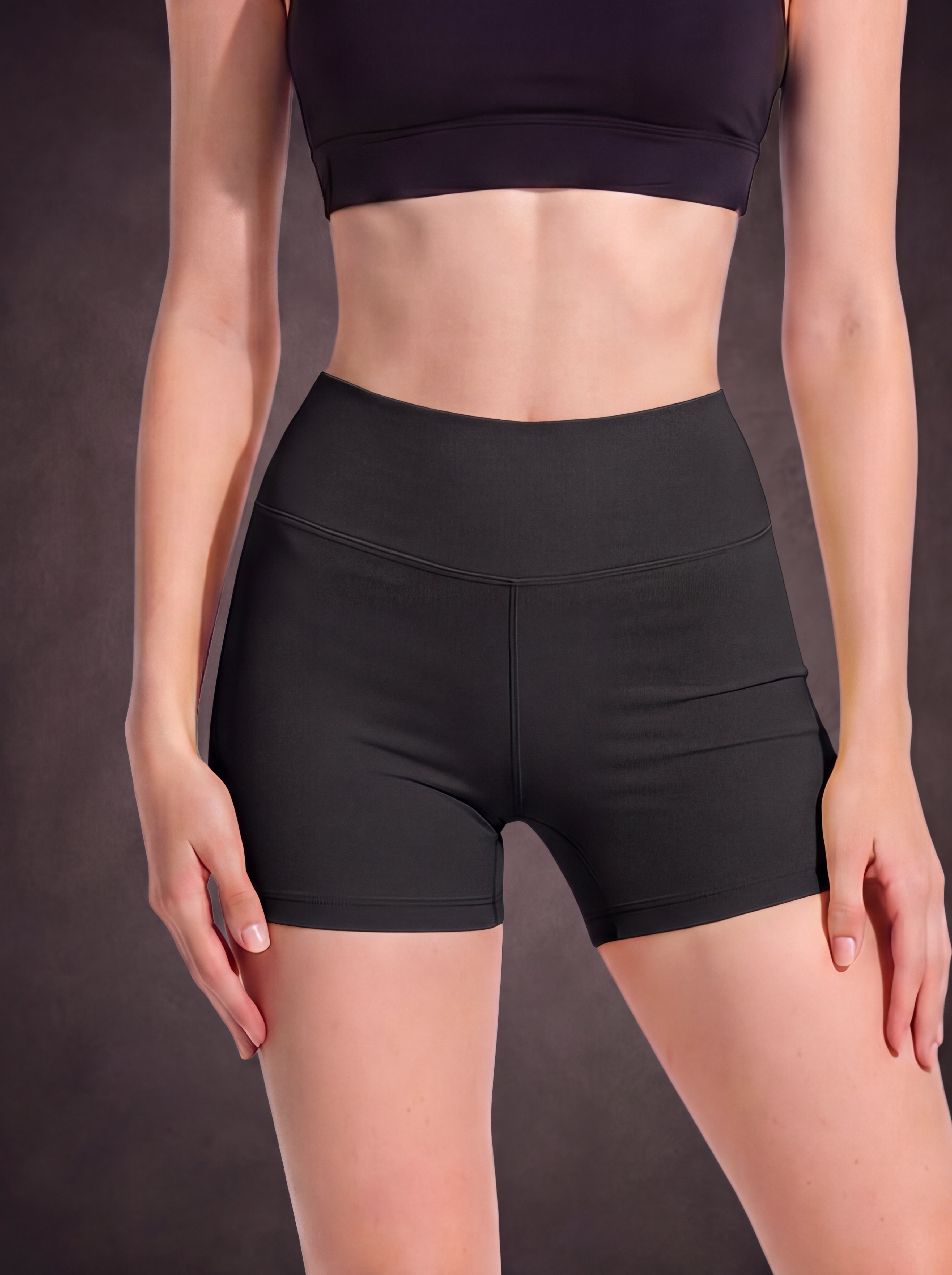 Waluoo High-Waist Seamless Workout Shorts product image
