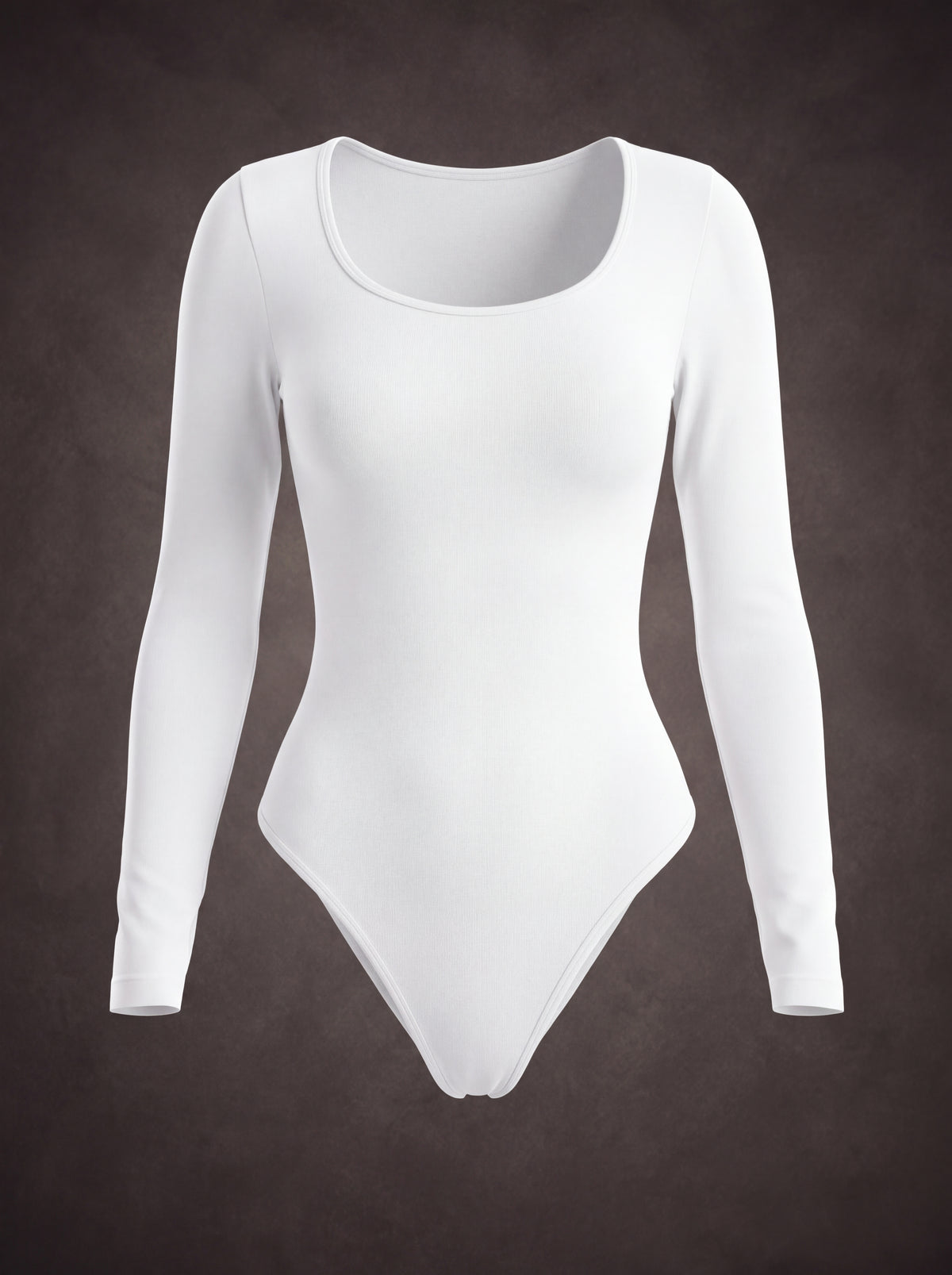 Waluoo Scoop-Neck Long Sleeve Tummy Control Bodysuit product image