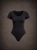 Waluoo Seamless Short Sleeve Scoop-Neck Thong Bodysuit product image