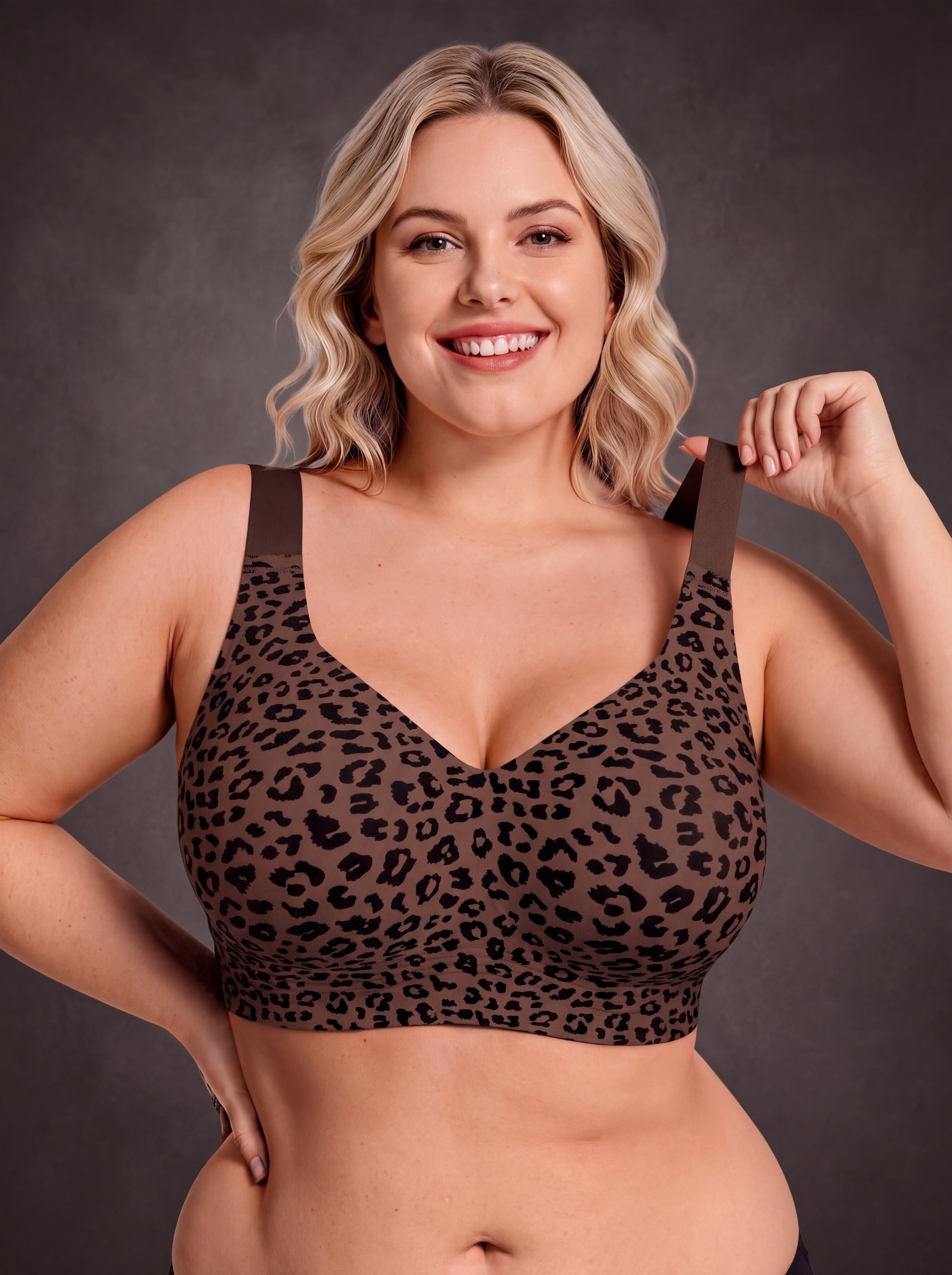 Waluoo Jelly Band Wireless Bra with Convertible Straps