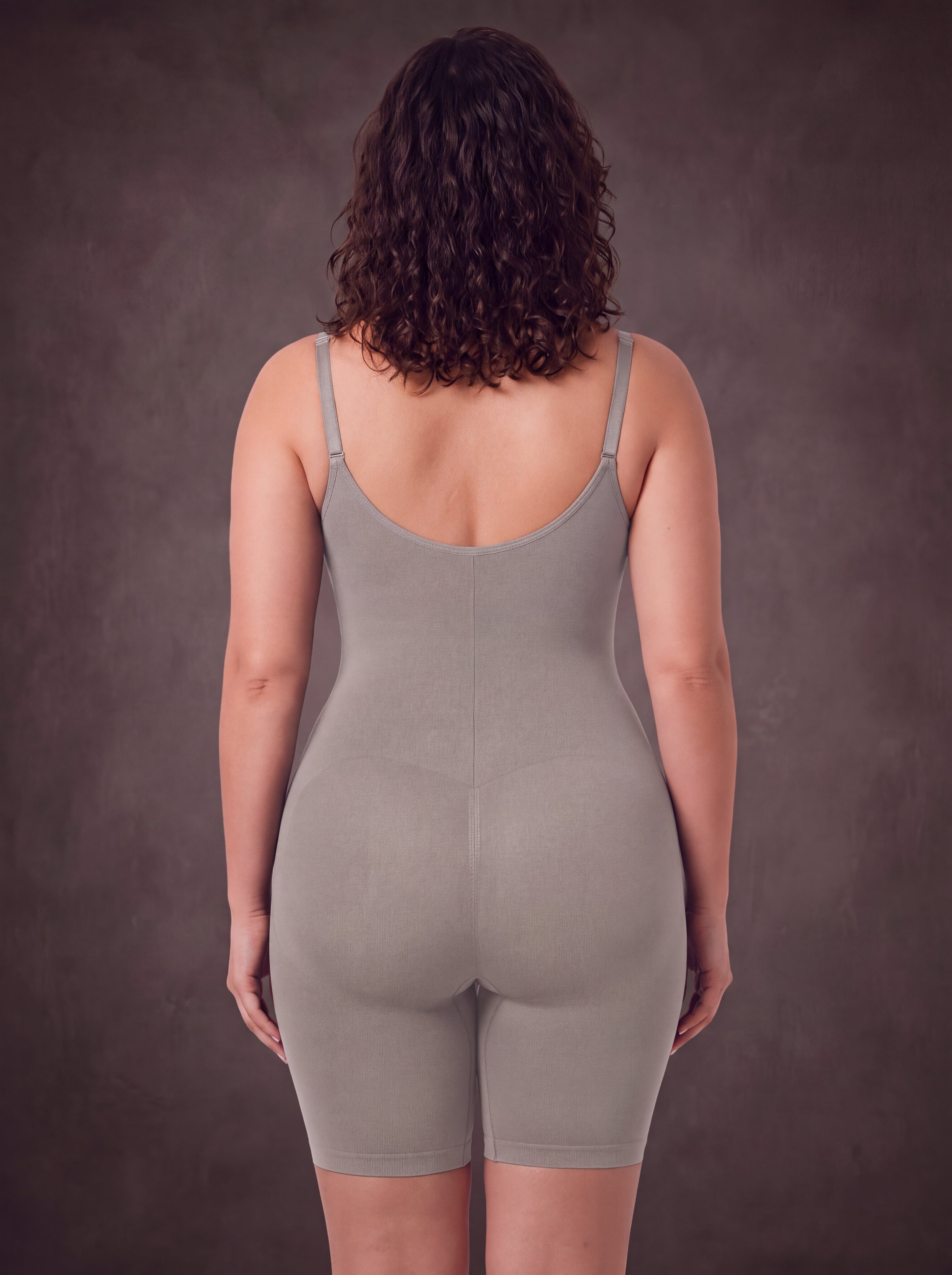 Waluoo Front-Zip Tummy Control Shapewear Bodysuit