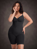 Waluoo Front-Zip Tummy Control Shapewear Bodysuit