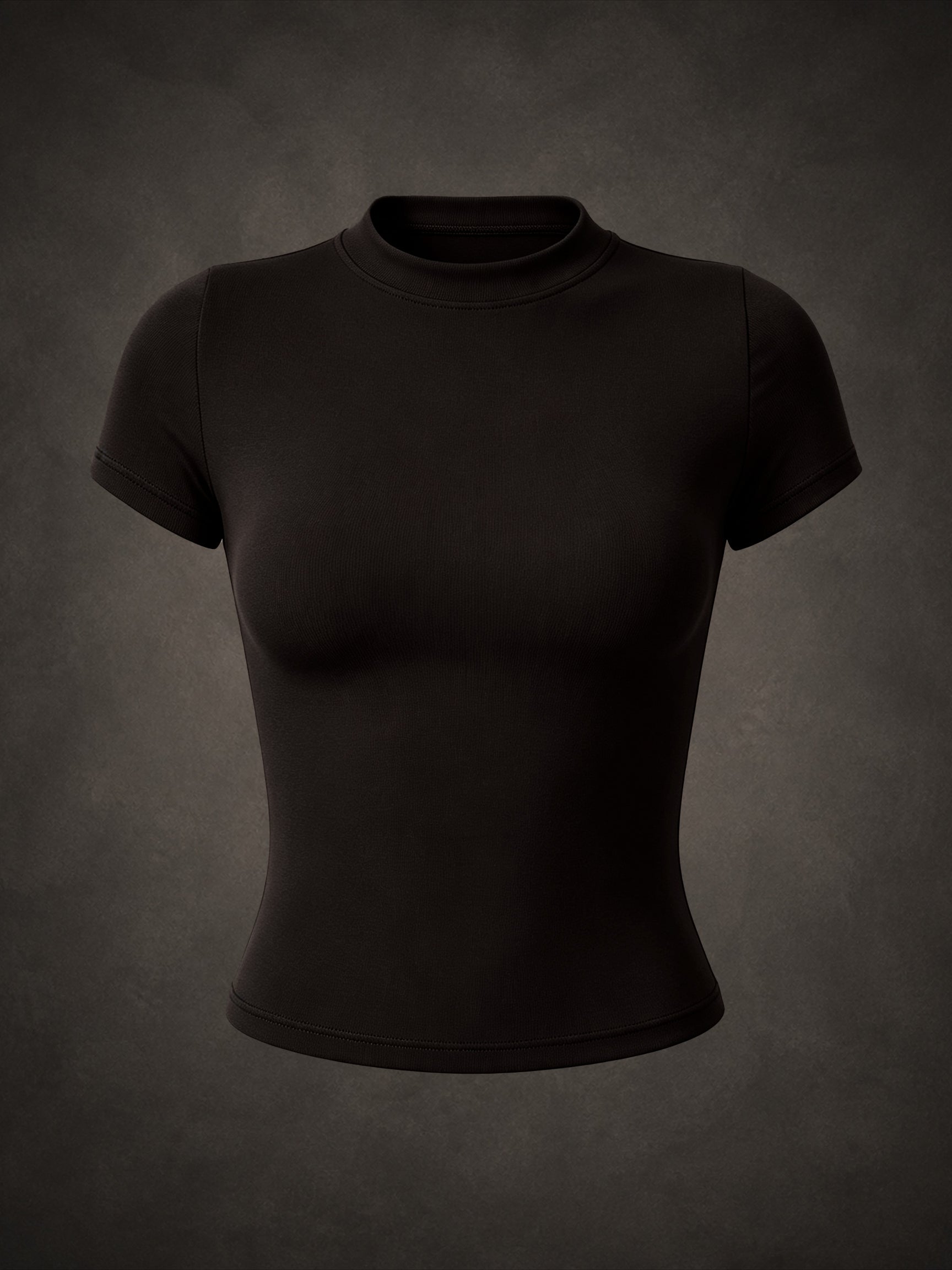 SEAMLESS COMPRESSION SHORT SLEEVE YOGA TOP | Waluoo