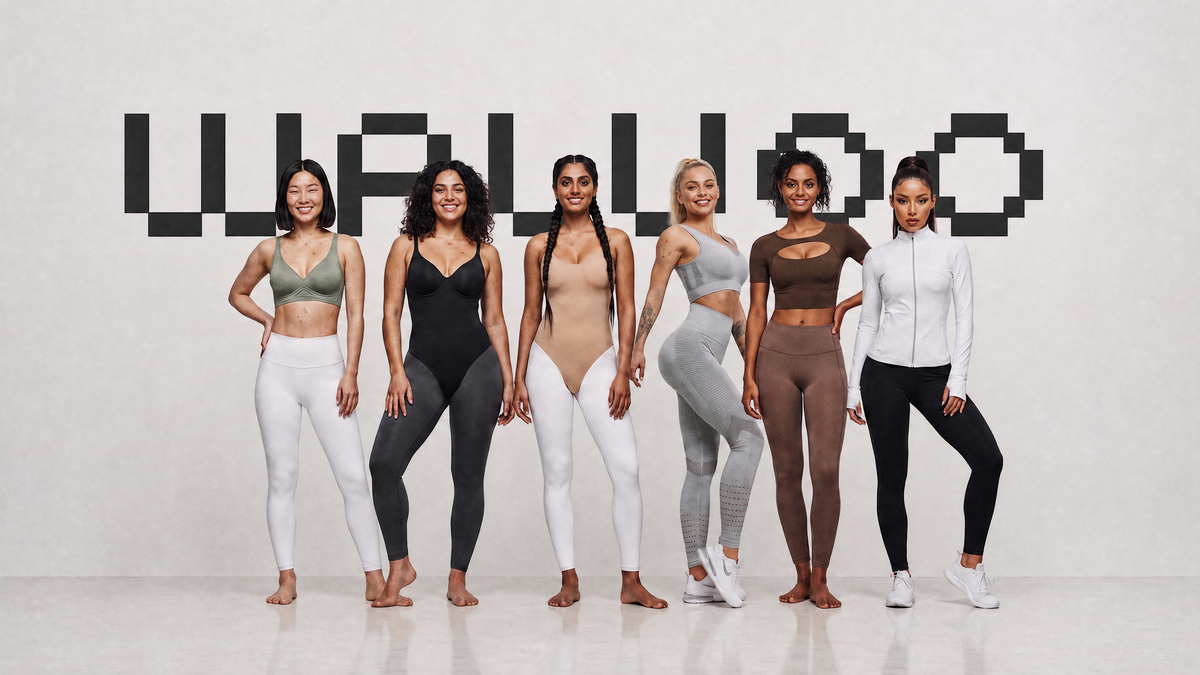 Waluoo community wearing coordinated activewear and sculpting layers